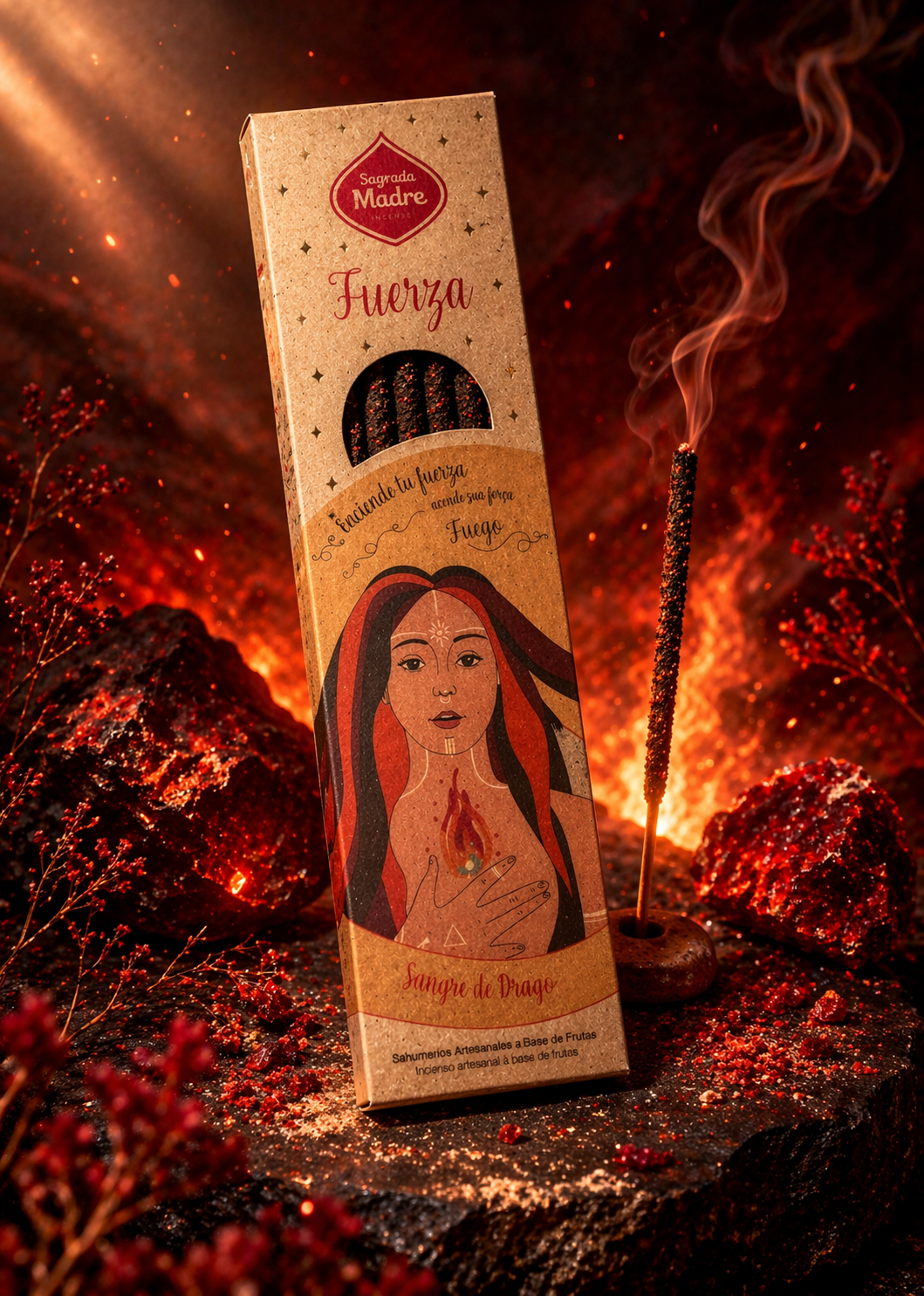 Fuerza, Elemento Fuego, Sagrada Madre