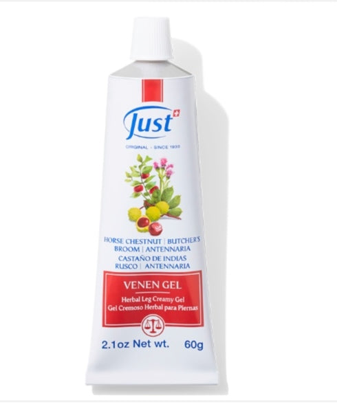 Gel cremoso herbal para Piernas, Venen Gel Just 60 g