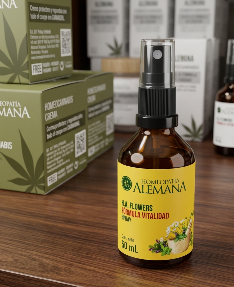 H. A. Flowers Fórmula Vitalidad, Homeopatía Alemana 30 ml