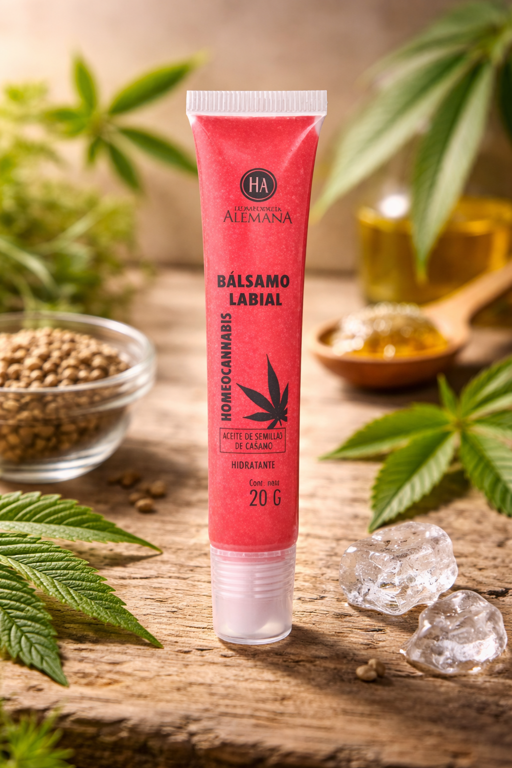 Bálsamo Labial Homeocannabis, Homeopatía Alemana 20 g