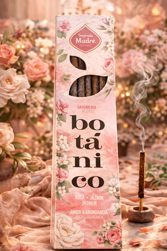 Sahumerio Botánico, Rosa y Jazmín, Sagrada Madre