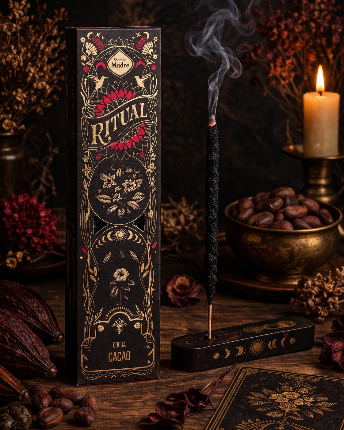 Sahumerio Ritual Cacao, Sagrada Madre