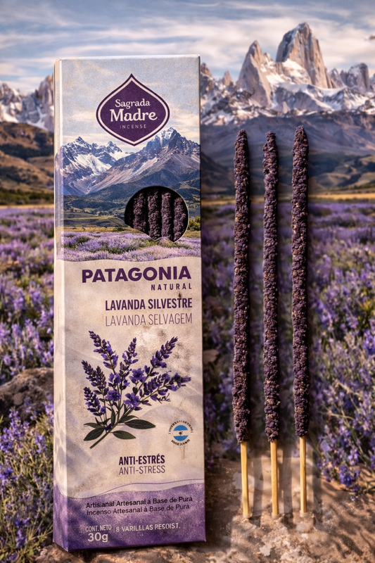 Sahumerio Patagonia Natural, Lavanda Silvestre, Sagrada Madre