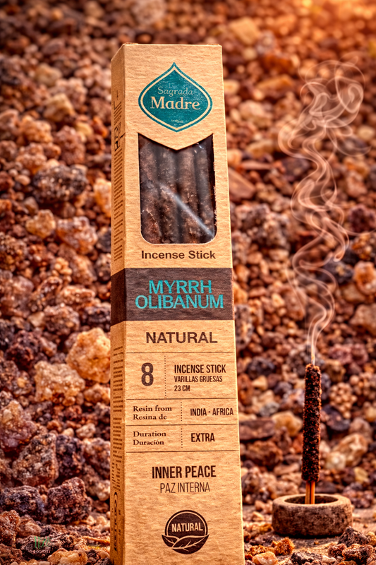 Sahumerio Natural, Mirra y Olíbano, Sagrada Madre