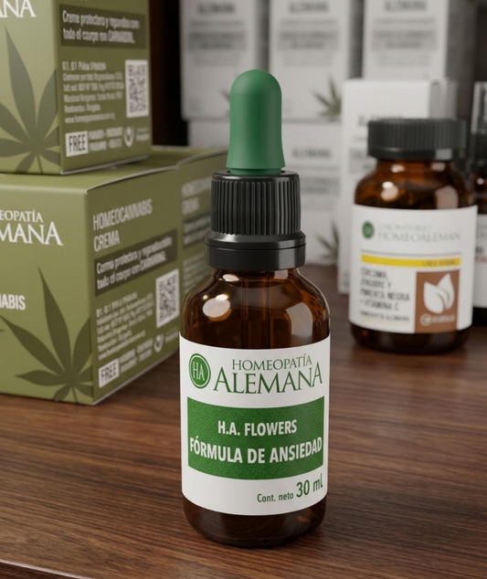 H. A. Flowers Fórmula de Ansiedad, Homeopatía Alemana 30 ml