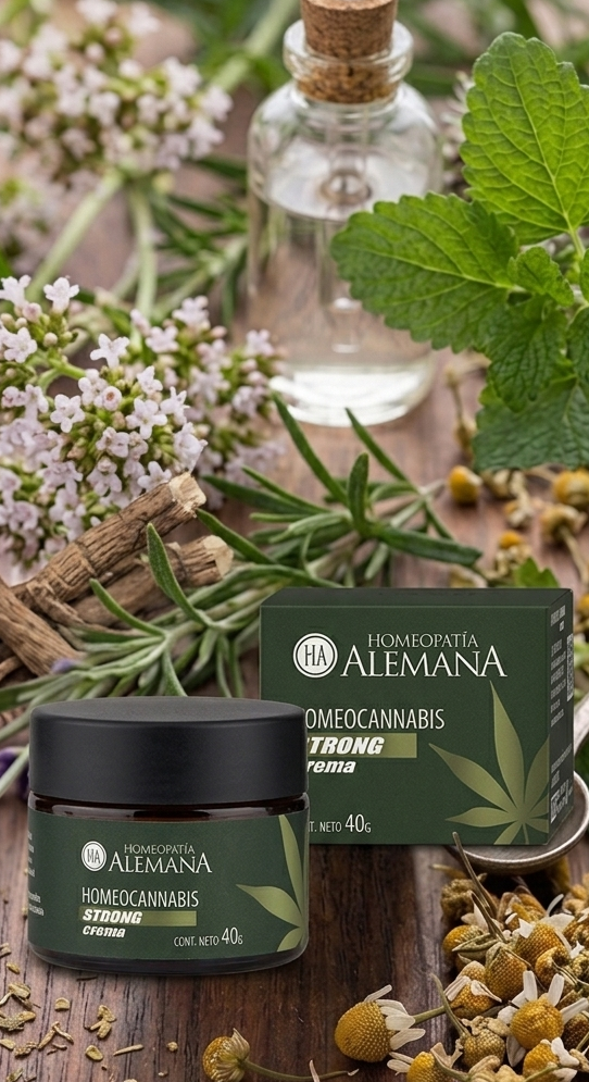 Crema Homeocannabis Strong, Homeopatía Alemana 40 g